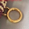 Replica Fendi 7AR844 Nano Baguette Charm Wine Red Raffia Charm