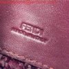 Replica Fendi 7AR844 Nano Baguette Charm Wine Red Raffia Charm