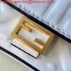 Replica Fendi 7AR844 Nano Baguette Charm White Nappa Leather