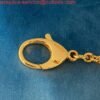Replica Fendi 7AR844 Nano Baguette Charm Purple Nappa Leather