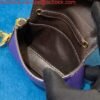 Replica Fendi 7AR844 Nano Baguette Charm Purple Nappa Leather