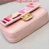 Replica Fendi 7AR844 Nano Baguette Charm Pink Canvas Charm