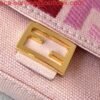 Replica Fendi 7AR844 Nano Baguette Charm Pink Canvas Charm