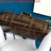Replica Fendi 7AR844 Nano Baguette Charm Brown Nappa Leather