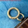 Replica Fendi 7AR844 Nano Baguette Charm Brown Nappa Leather