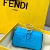 Replica Fendi 7AR844 Nano Baguette Charm Blue Nappa Leather