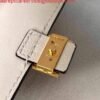 Replica Fendi 7AR844 Nano Baguette Charm Apricot Nappa Leather