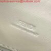 Replica Fendi 7AR844 Nano Baguette Charm Apricot Nappa Leather