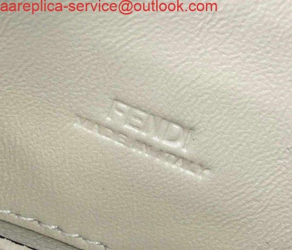 Replica Fendi 7AR844 Nano Baguette Charm Apricot Nappa Leather