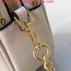 Replica Fendi 70213 Easy Baguette Leather Handbag White