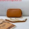 Replica Fendi 70213 Easy Baguette Leather Handbag Brown