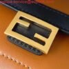 Replica Fendi 70213 Easy Baguette Leather Handbag Brown
