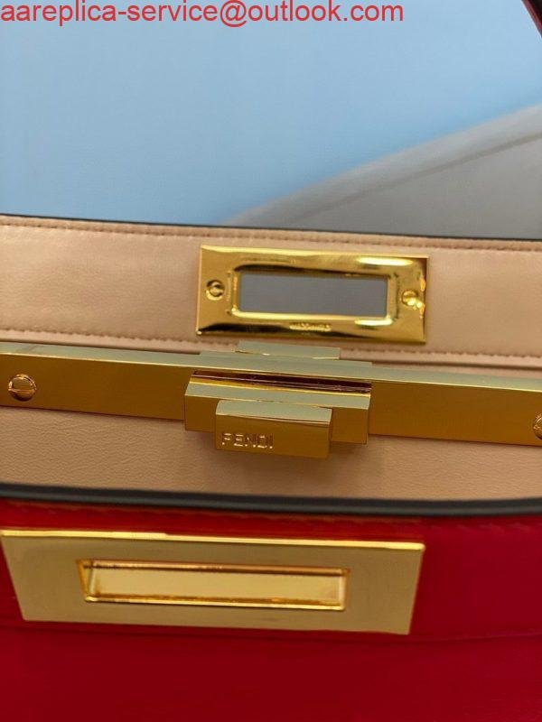Replica Fendi 70193 Peekaboo ISEEU MEDIUM Red Leather Bag