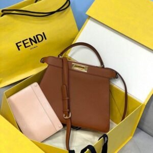 REPLICA FENDI 8BH372 FENDI LARGE SUNSHINE SHOPPER BAG