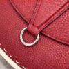 Replica Fendi 655 Fendi Moonlight Shoulder Saddle Leather Bag Red