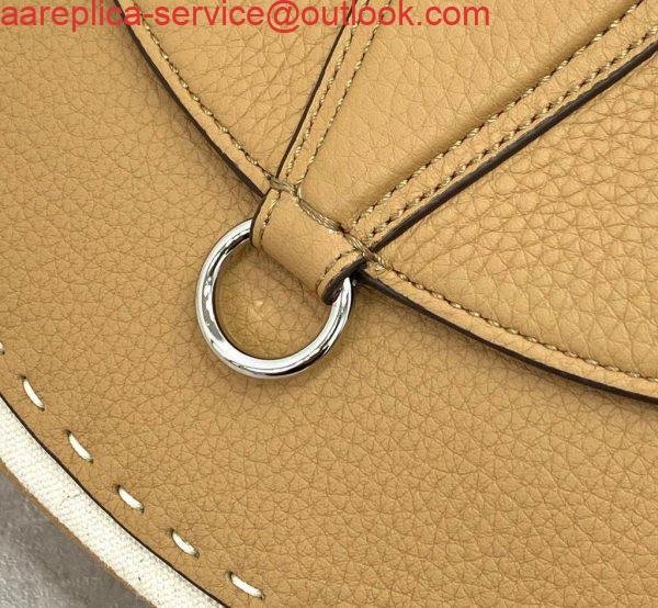 Replica Fendi 655 Fendi Moonlight Shoulder Saddle Leather Bag Brown