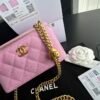 Replica Chanel Classic Wallet On Chain Best Pink Copy Ap0250
