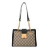 Replica Gucci 498156 Padlock GG Small Shoulder Bag Black