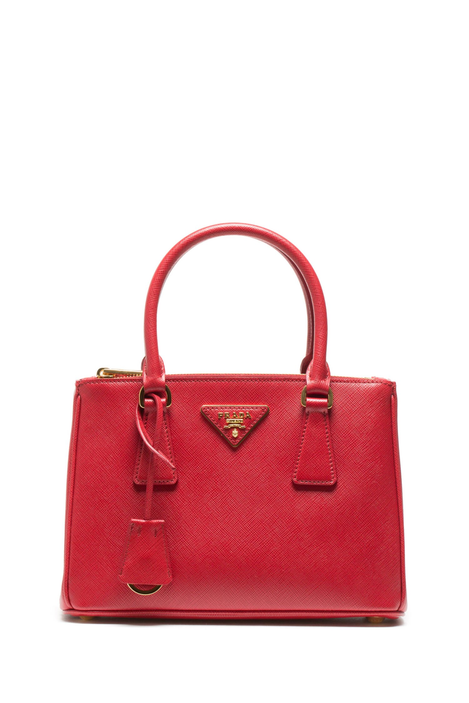 Replica Prada 1BA906 Prada Galleria Saffiano leather mini-bag Red