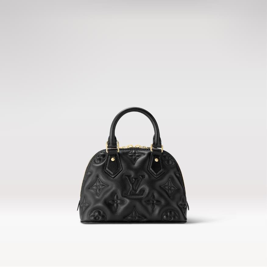 Replica Louis Vuitton Alma BB Bag Black LV M59793