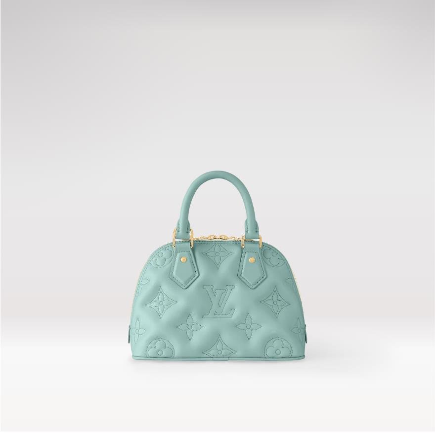 Replica Louis Vuitton Alma BB Bag Vert d-Eau Green LV M20855