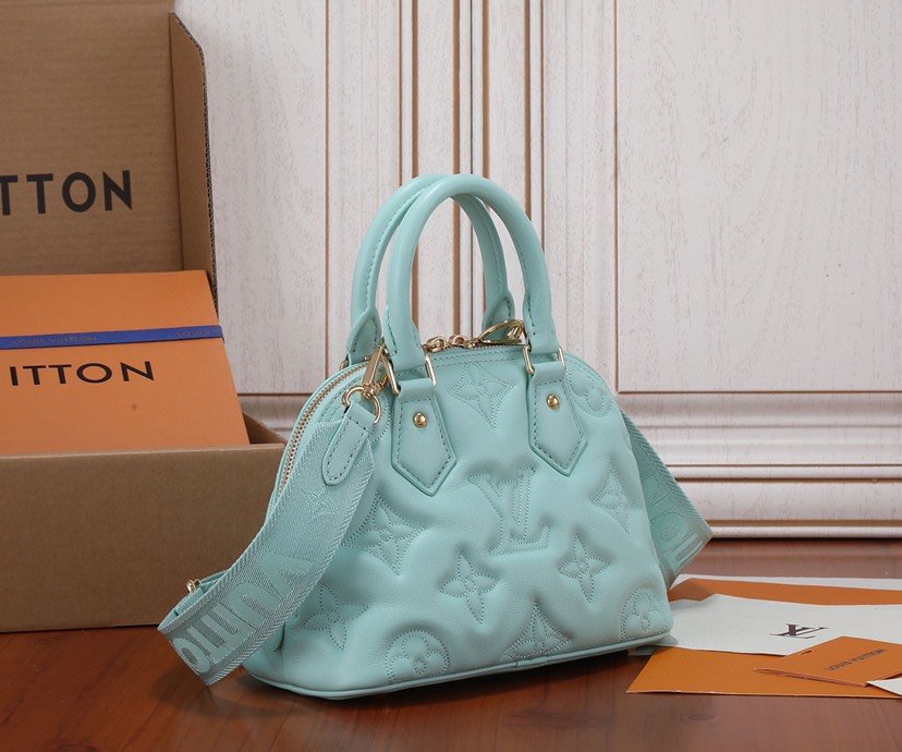 Replica Louis Vuitton Alma BB Bag Vert d-Eau Green LV M20855