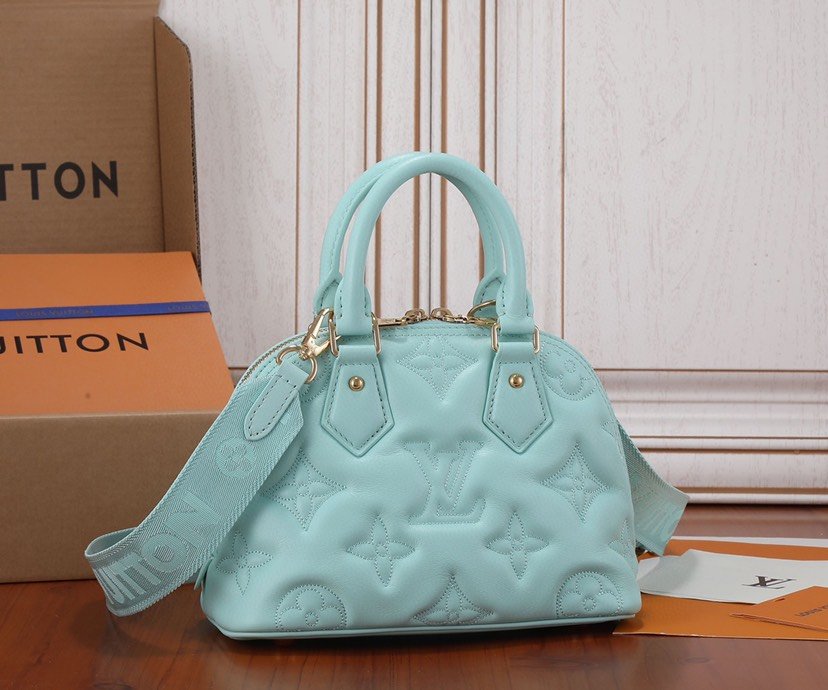 Replica Louis Vuitton Alma BB Bag Vert d-Eau Green LV M20855