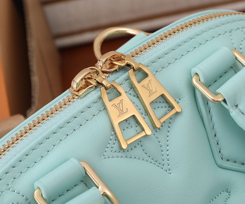 Replica Louis Vuitton Alma BB Bag Vert d-Eau Green LV M20855