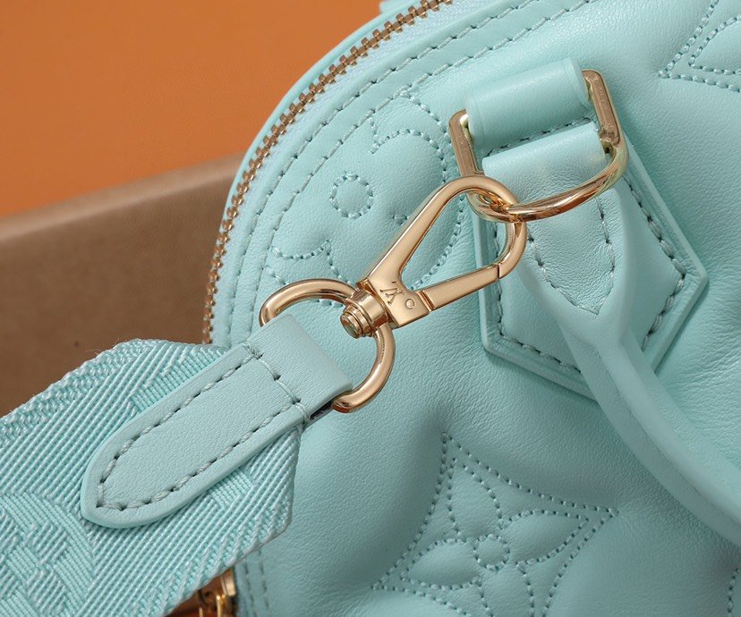Replica Louis Vuitton Alma BB Bag Vert d-Eau Green LV M20855