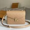 Replica Louis Vuitton Pochette Metis Monogram Empreinte Cream M44738