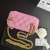 Replica Chanel Classic Wallet On Chain Best Pink Copy Ap0250
