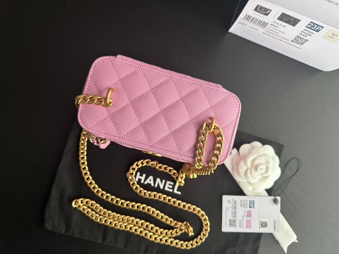 Replica Chanel Classic Wallet On Chain Best Pink Copy Ap0250