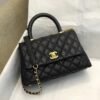 UK Replica Chanel Inspired Coco Handle Black 24*14*10Cm A92990