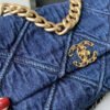 Top Quality Replica Chanel 19 Large High Flap Bag As1161 Denim