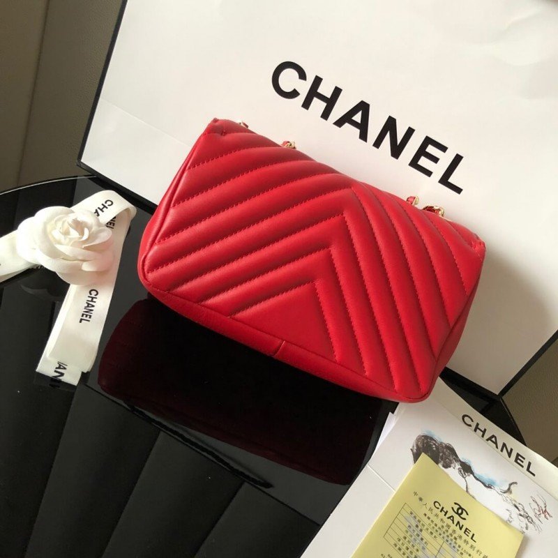 Replica Chanel Calfskin Mini Flap  Bag A91586