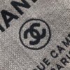 Replica Chanel Deauville Tote  38Cm Canvas Bag Luxury A66941 Ash Grey