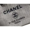 Replica Chanel Deauville Tote  38Cm Canvas Bag Luxury A66941 Ash Grey
