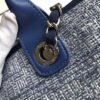 Replica Chanel Deauville Tote Best 38Cm Canvas 1:1 Mirror Bag A66941 Blue Jacquard