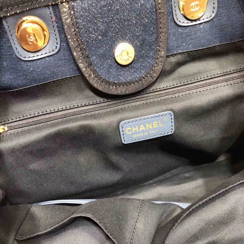 chanel-deauville-tote-38cm-canvas-bag-a66941-denim-bluegold-8.jpg Replica Chanel Deauville Tote High 38Cm Cheap Canvas Bag A66941 Denim Blue/Gold