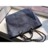 chanel-deauville-tote-38cm-canvas-bag-a66941-grey-blue-6.jpg Replica Chanel Deauville Tote Copy 38Cm Canvas Bag A66941 1:1 Mirror Grey Blue