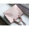 Replica Chanel 1:1 Mirror Deauville Tote 38Cm Canvas Bag Luxury A66941 Pink/White