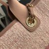 Replica Chanel Deauville Top Quality  Tote 38Cm Canvas Bag A66941 Poudre Pink