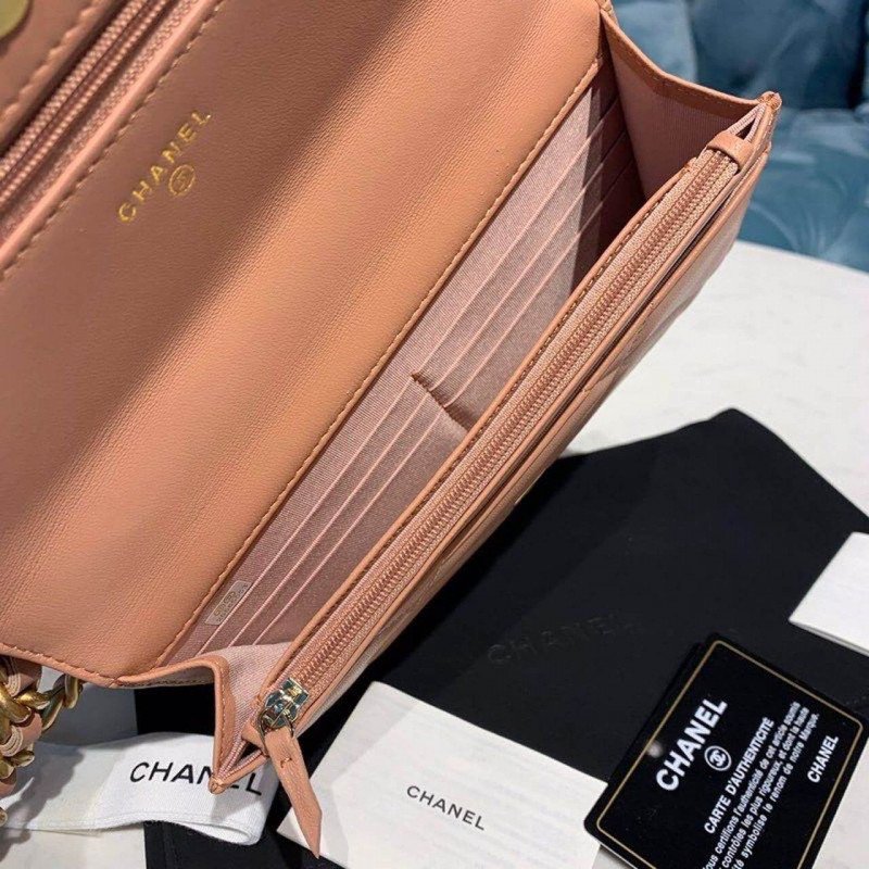 Replica Chanel 1:1 Mirror Goatskin High Quilted 19 Woc Flap Bag On Chain 422740