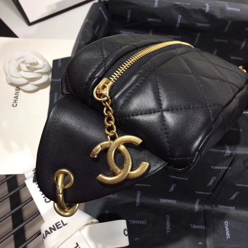 Replica Designer Chanel Lambskin Waist Bag As0940