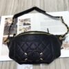 Replica Chanel Quilted Caviar 1:1 Mirror Clafskin 7 Star Waist Bag S0929