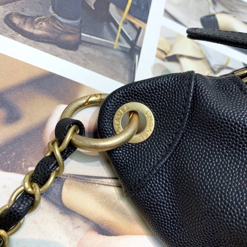 Replica Chanel Quilted Caviar 1:1 Mirror Clafskin 7 Star Waist Bag S0929