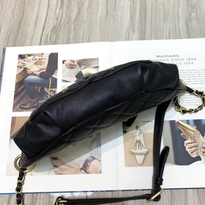 Replica Chanel Quilted Caviar 1:1 Mirror Clafskin 7 Star Waist Bag S0929