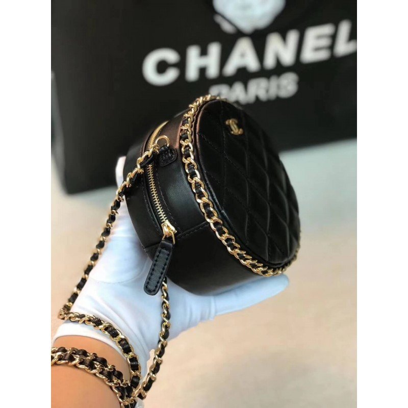 Replica Chanel Round Top Clutch Chain Replica Bag A70657