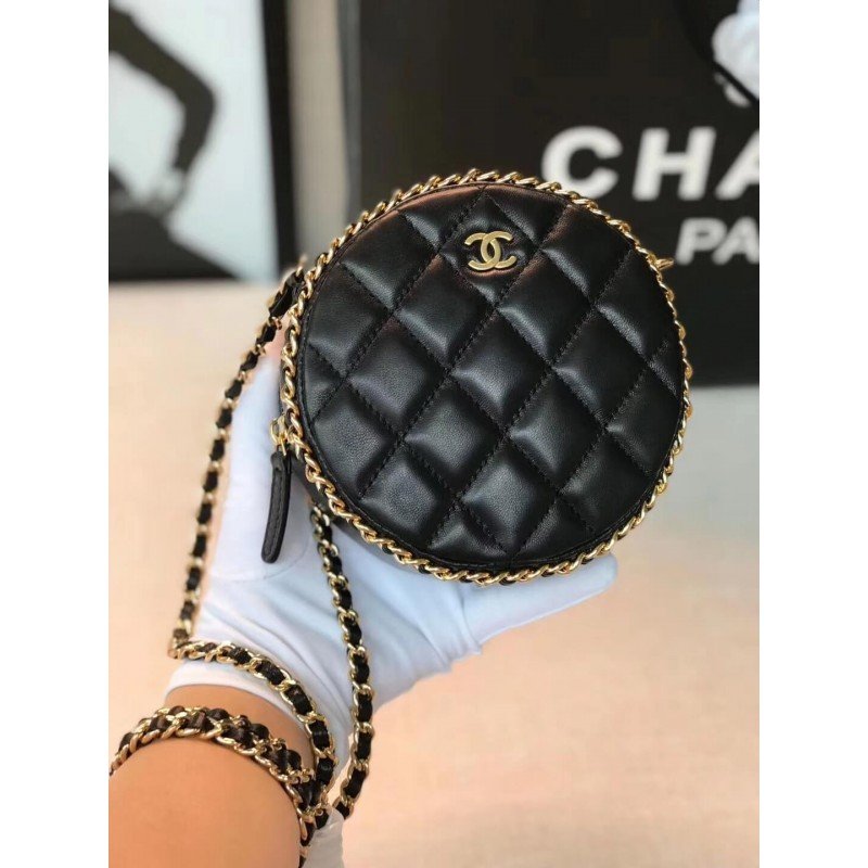 Replica Chanel Round Top Clutch Chain Replica Bag A70657