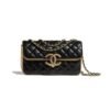 chanel-small-flap-bag-a57275-blackgold.jpg Replica Chanel Small Flap Replicas Bag A57275 Best Black/Gold